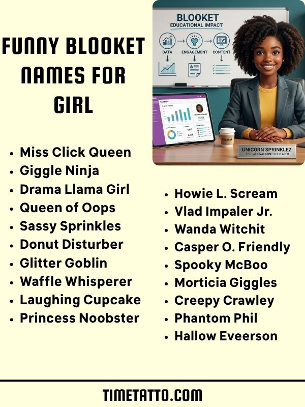 Funny Blooket Names For Girl