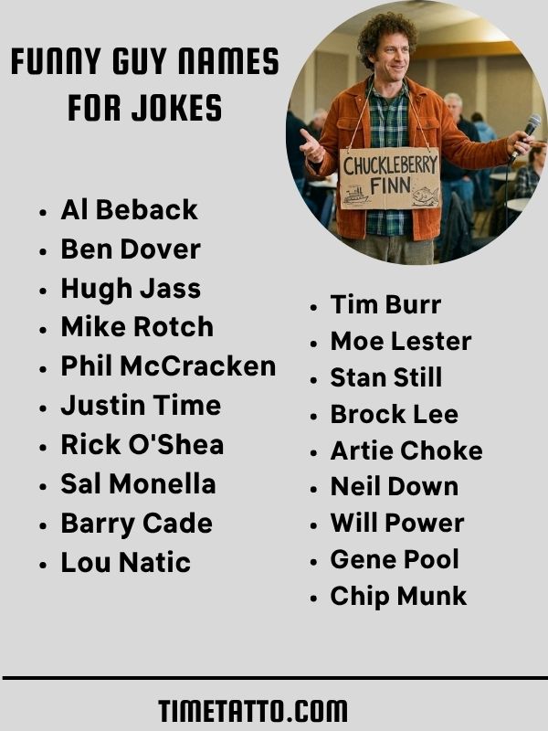Funny Guy Names For Jokes