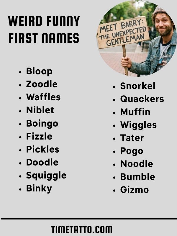 Weird Funny First Names