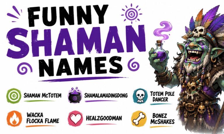 1470 Funny Shaman Names: Puns, WoW, Fantasy, Troll & Hilarious Picks