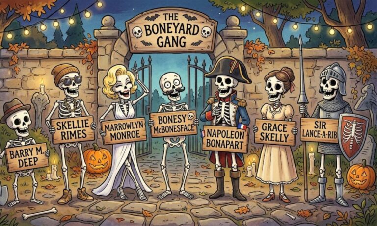 280 Funny Skeleton Names: Spooky, Punny, Dirty & Hilarious Ideas (2026)