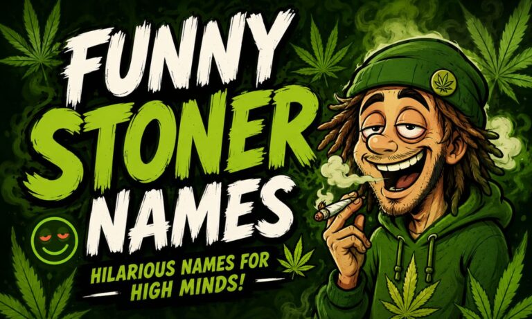 480 Funny Stoner Names: Unique, Hippie For Boys & Girls