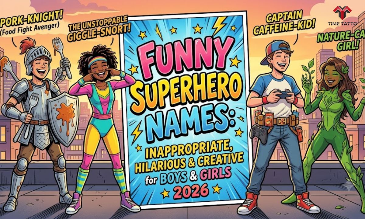 960+ Funny Superhero Names: Inappropriate, Hilarious & Creative for Boys and Girls (2026)