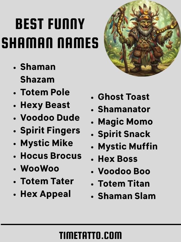 Best Funny Shaman Names