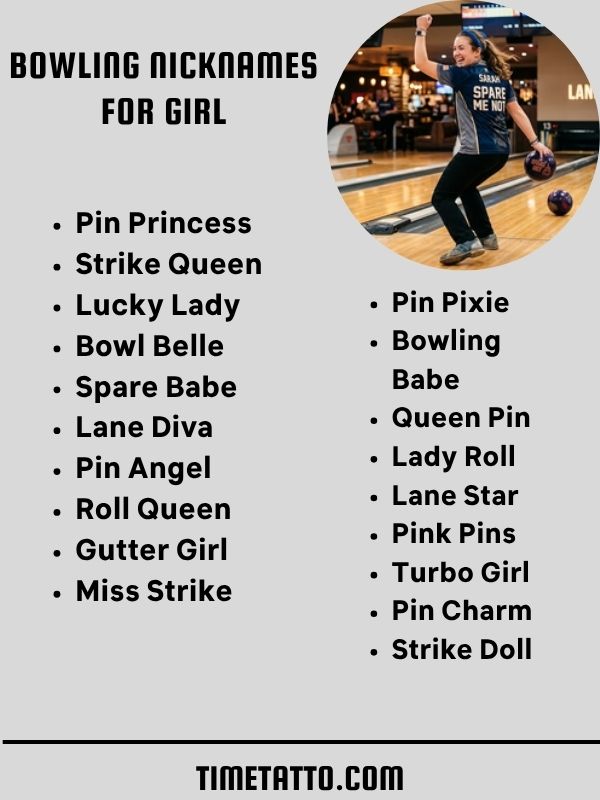 Bowling Nicknames For Girl