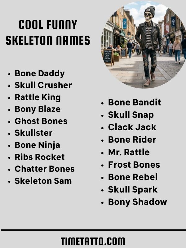 Cool Funny Skeleton Names