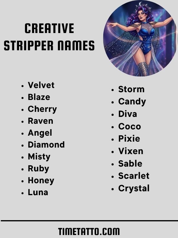 Creative Stripper Names