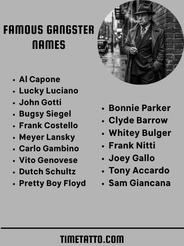 Famous Gangster Names