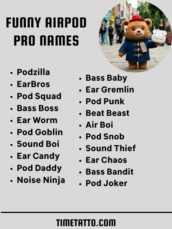 Funny Airpod Pro Names