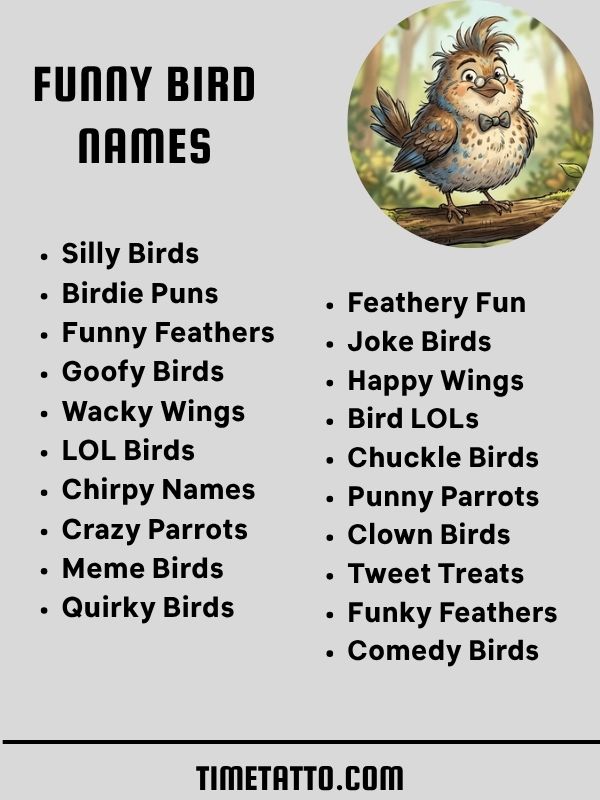 Funny Bird Names