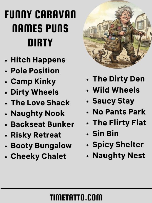 Funny Caravan Names Puns Dirty
