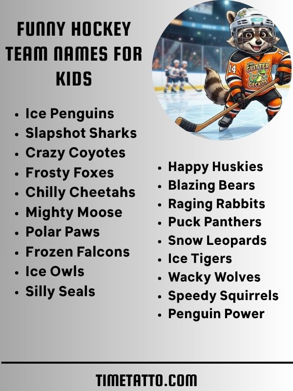 1470+ Funny Hockey Team Names: Fantasy, Dirty, Inappropriate & Hilarious Ideas (2026)