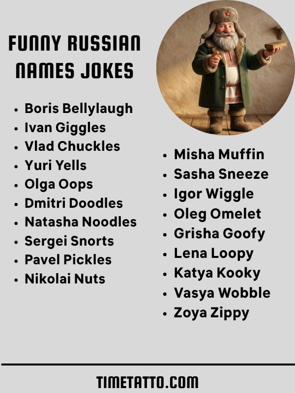 Funny Russian Names Jokes