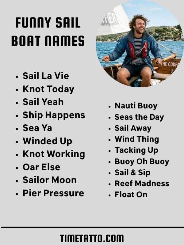 Funny Sail Boat Names