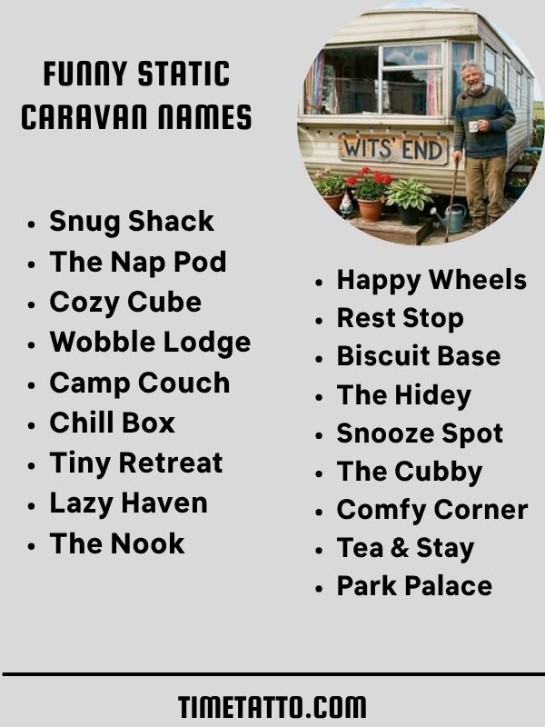 Funny Static Caravan Names