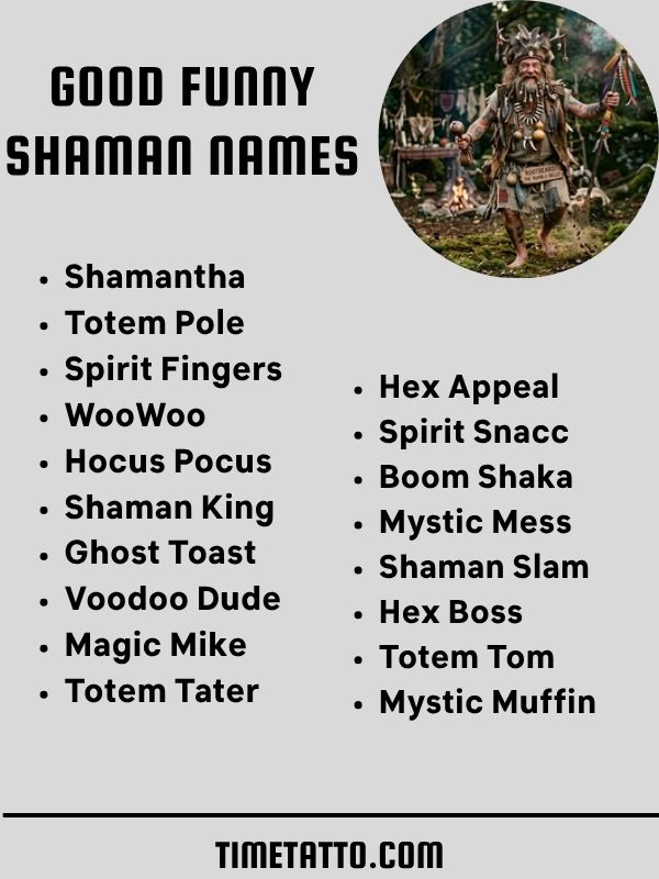Good Funny Shaman Names