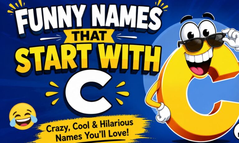 185+ Funny Names That Start With C You’ll Absolutely Love