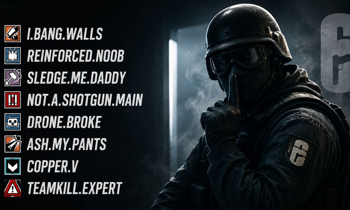 260+ Funny R6 Names That Will Make Your Whole Lobby Laugh
