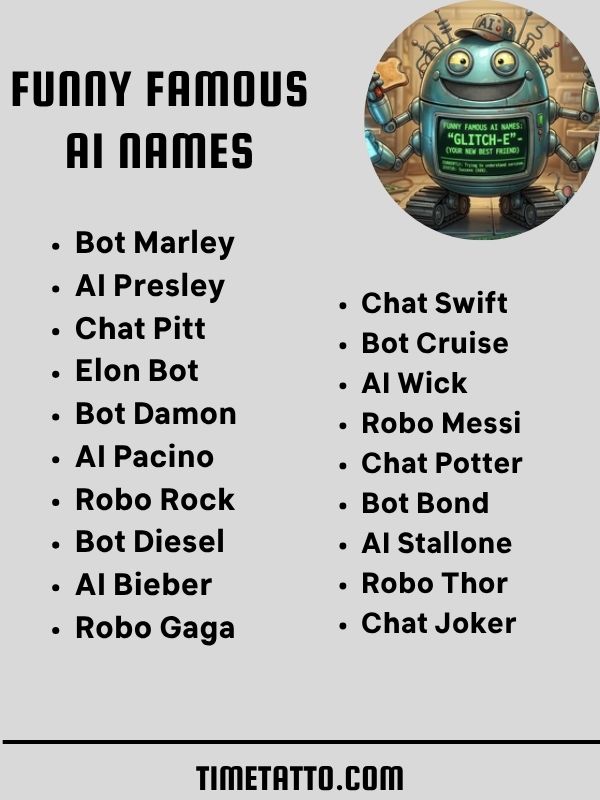 Funny Famous AI Names